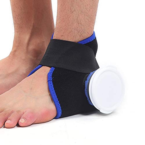 Fuß Knöchel Eis Pack Wrap, Eis Pack für Knöchelverletzungen, Fuß Knöchel Fersen Eis Pack für verstauchte Knöchel Achillessehnenverletzungen Plantarfasziitis Bursitis Wunde Füße Knöchel Ferse Eis Wrap