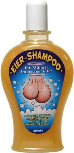 * Eier-Shampoo & Duschgel * als Scherzartikel und witzige Geschenkidee für Geburtstag und Party | Männer Schampoo Partygeschenk (Eier-Shampoo, 350ml)