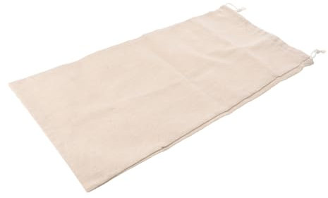PRETYZOOM Reusable Cotton Bread Pouch Drawstring for Bread Storage for Bakery Items Dried Fruits Grocery Pouch