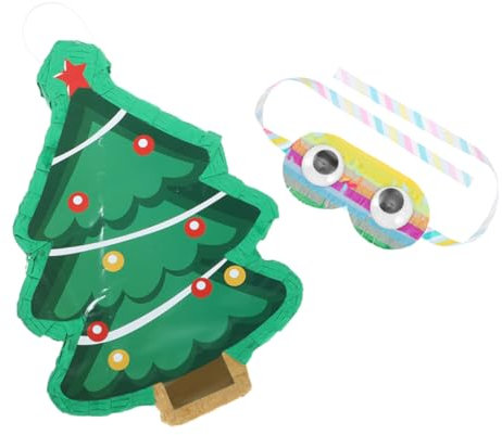 VICASKY 1satz Weihnachtsbaum Mit Augenmaske Teiliges Für Weihnachtsfeiern Gefüllt Mit Süßigkeiten Für Unvergessliche Partyspiele Und Dekoration