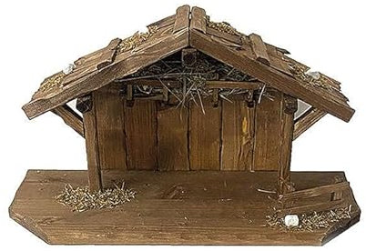 Holyart Kit capanna da Montare 50x20x25 cm presepe 10-12 cm