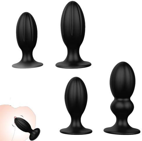 ZYHNYTAO SWBDEXAL Vibrador Anal Plug Anal Anal Butt Plug Anal Plugs Anal Consolador Butt Plug Ano Consolador Grande Silicona BDSM Bondage Butt con Control Remoto Estimulador de Próstata Negro