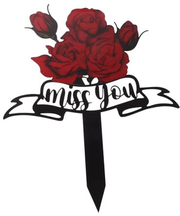 Toyvian Pierre Tombale pour Chien Piquet Commémoratif pour Chien pour Décorations De Pierre Tombale pour Animaux De Compagnie Plaque De Cimetière Imperméable pour Animaux De Compagnie