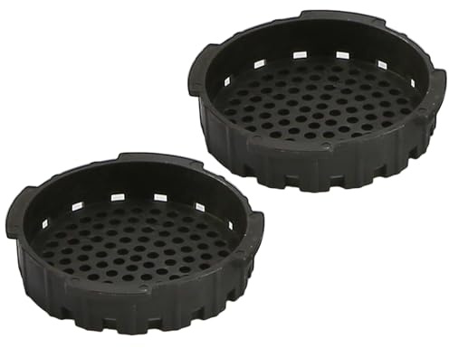 Coffee Filter Cap Replacement Compatible with Aero-Press Coffee and Espresso Makers Pressure-Actuated Attachment - 2 Pack