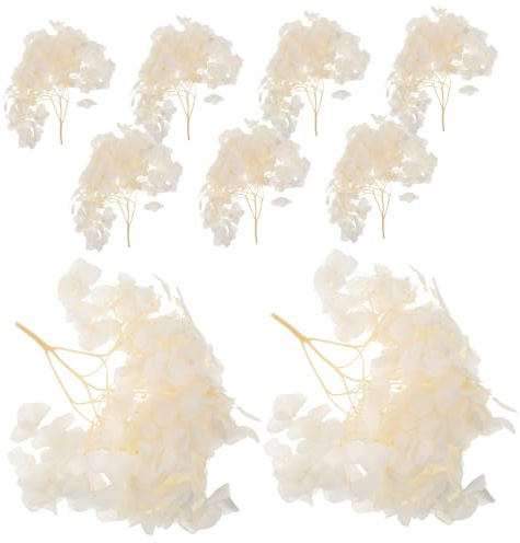 Yardenfun Ortensie Essiccate Naturali Foglie Preservate per Decorazioni Matrimonio Confetti Fiori per Feste Artigianato e Centrotavola Eleganti