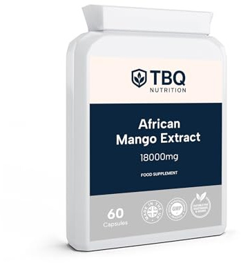 African Mango Extract 36:1 18,000mg Equivalent 60 Capsules | Irvingia Gabonensis | Premium Quality | UK Packed