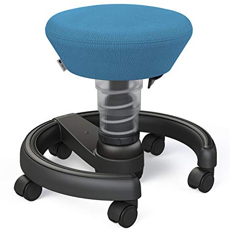 aeris Swoppster Kinderhocker – ergonomischer Kinder-Schreibtischstuhl – Kinder-Drehstuhl für gesundes Sitzen – Kinderstuhl stufenlos höhenverstellbar, 32-47,5 cm Sitzhöhe