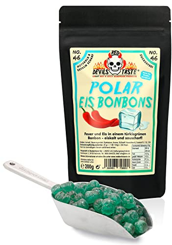 Polar Eis Bonbons - zuckerfrei - 200g - Hotskala: 8 - RED DEVILS TASTE