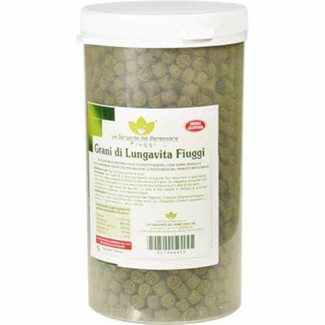 La Sorgente Grani Di Lungavita Fiuggi - Integratore Alimentare Per Il Benessere Intestinale - La Sorgente Del Benessere, color Verde, 1000 g