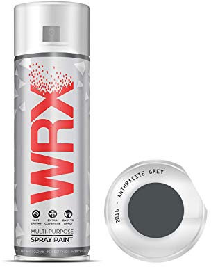 3 X WRX Spray Paint 400 ml - Matt Anthracite Grey 7016 - RAL 7016 Matt Finish
