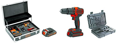 Trapano percussione batteria Black & Decker BDCHD181B2FC