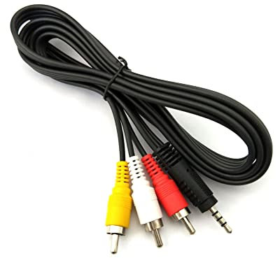 ezqnirk 1 PZ 1.5M 3.5mm Jack Plug maschio a 3 Adattatore RCA da 3,5 a RCA Maschio Audio Video AV Cavo cavo cavo