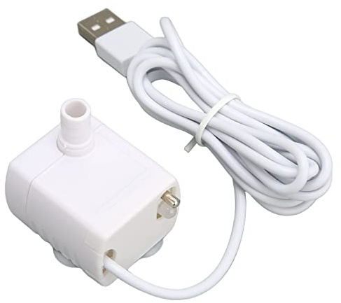 Submersible Replacement for Pet Cat Dog Drinking Fountain Quiet Prevent Dry Burning USB Powered DC Brushless Motor Mini Puppy Water Dispenser Tool
