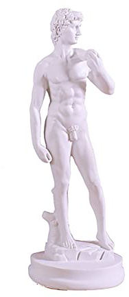 BK&MF Kunst Abstrakte Figur Statue, David Mannequin des Charakters Kreative Skulptur Skizze Kopf Porträtskulptur Kunstlehrmittel,A,24CM