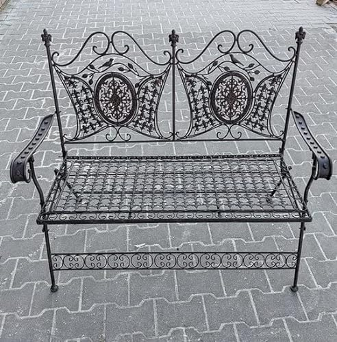 Generisch Bank GARTENBANK KLAPPBANK PARKBANK Metall ANTIK Cottage Stil Garten NEU DR-1580