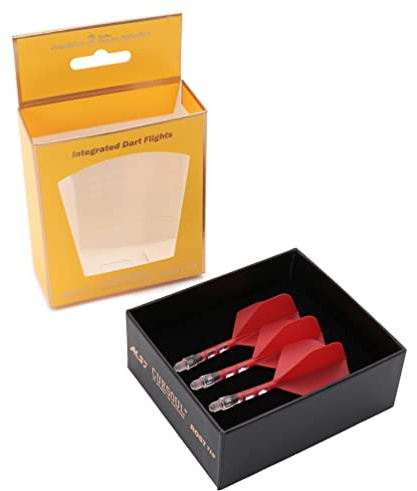 CUESOUL ROST T19 integrierter Dartschaft und Flight, große Standardform, 3er-Set