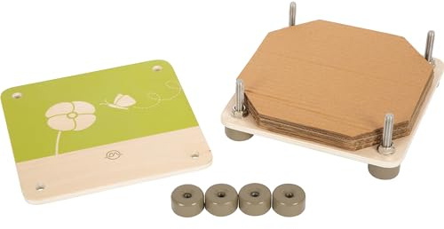 small foot Prensa Floral Discover, de Madera FSC® 100% certificada, Desde los 3 años, 12436