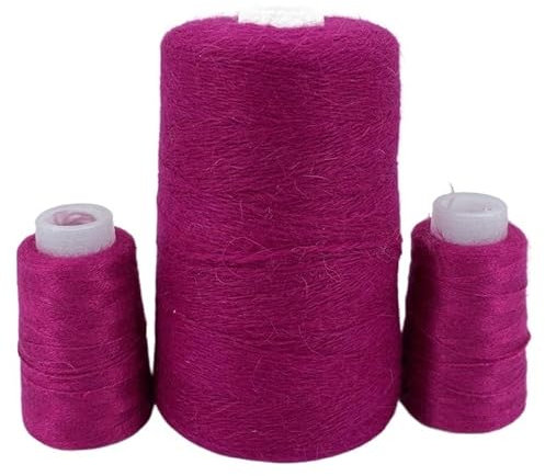 Langes Plüsch-Nerz-Kaschmir-Strickgarn, Maschinenweberei, handgewebt, mittlere Dicke, Nerz-Wollgarn, Häkelstrick-Schal, Schweiß (Color : 908)