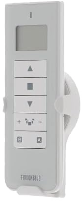 Télécommande Universelle Bubendorff 5 canaux, WiFi, Facile à Installer, Fonctionnement électrique, Design Ergonomique, Commande à Distance, Support Technique Inclus - Couleur Blanc