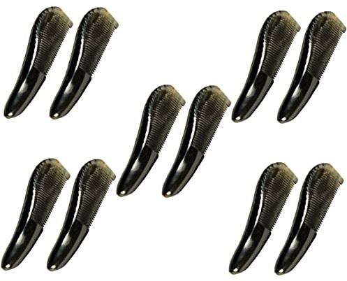 FRCOLOR 10stücke Oxhorn Kämme Feinzahn-haarkamm Für Damen Handgefertigt Leicht Und Tragbar Für Lockiges Und Welliges Haar Natürliche Hornmaterialien Kopfhautmassage Und Entwirrung