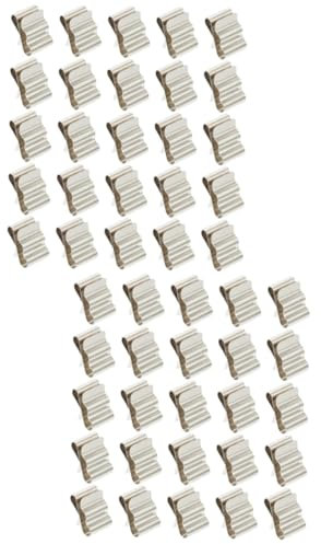iplusmile 120stücke Solar Panel Kabelclips Aus Edelstahl Für Solarkabel Vielseitige Drahtklemmen Für Module Trailer Und Schiffe Installieren Rostfrei Und Langlebig