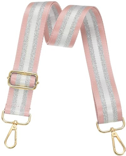 PATIKIL Taschengurt Breiter Schultergurt Verstellbarer Umhängegurt Pink | Universal Ersatz Schultertaschengurt, für Damenhandtaschen Canvas Gitarrentasche Rucksack