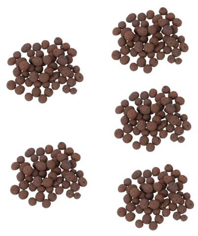 SUPVOX 5 Piezas 1 ceramsita del suelo plantas de aire paisajismo grava decoración jardin decoración jardín suelo suculento para plantas de interior piedras suculentas guijarros arcilla