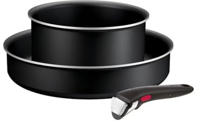 Ingenio Generous Cook L3129502 Kochgeschirr, 3-teilig, für alle Herde, auch Induktion