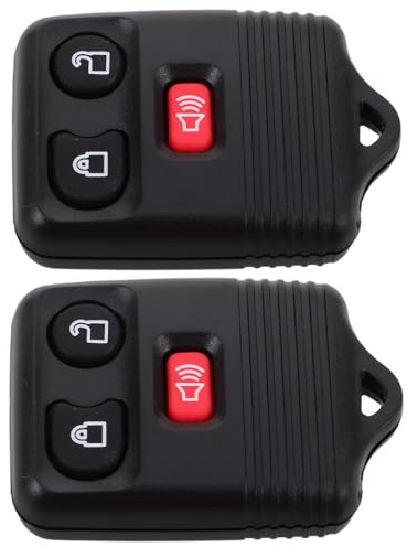 PRETYZOOM Portachiavi con Telecomando per Auto 3 Pulsanti senza Chiave, Trasmettitore 315mhz Sostitutivo Compatto, Facile da Programmare per Accesso Keyless e Sostituzione Rapida, Set da 2