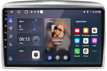 Touch Screen Radio Stereo Auto 2 Din per Lancia Ypsilon 2006-2011 Car Radio con Bluetooth Vivavoce, con Hd Touch Screen Supporta Navigazione, 4 Nucleo 1G+16G