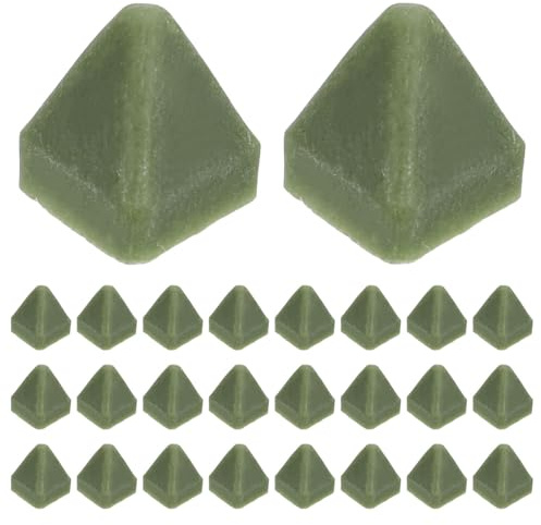 HOODANCOS Supporti Abrasivi in Resina Triangolari 15x15 Mm da 500 G per Lucidatura e Sbavatura Pietre e Gioielli Macchina Vibrante, Materiali Ceramici per Burattatura, Uso Professionale