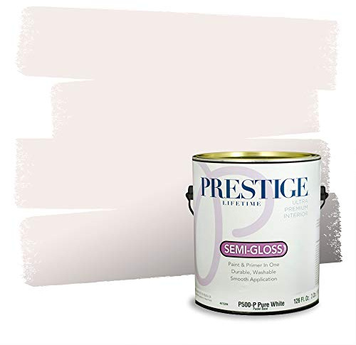 Prestige Paints Interior Paint and Primer In One, 1-Gallon, Semi-Gloss, Comparable Match of Valspar* Sugarcane Pink*