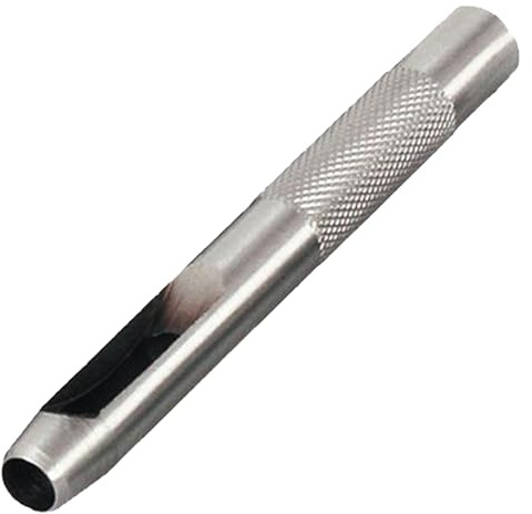Weddecor Locheisen-Set für Lederwaren, Metallbleche, Schnittwerkzeug, stahl, 11 mm