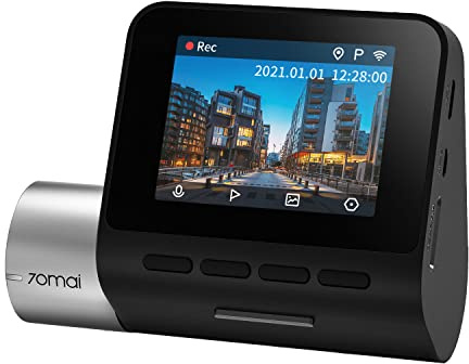 Dashcam 70MAI A500s Pro+ 1944P | Dash cam 140° 2 | Kamera bil med GPS | Kamera WDR & G-sensor och ADAS | Stöder 128 GB | möjlig parkeringsövervakning och loopinspelning | Biltillbehör – Cam 70mai