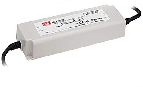 LPV-Serie MeanWell | 24V LED Konverter | max. 151W | Netzteil Trafo Transformator Spannungswandler Vorschaltgerät | TÜV-geprüft | IP67 | für LED Streifen & Strips (150W | 24V | LP-LPV-150-24)