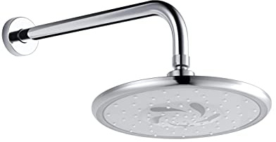 HYDRAO krom regnhimmel - miljövänlig och ansluten huvuddusch - regnstråle - 70% vattenbesparing