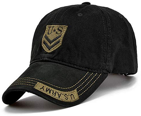 WAZHX Neueste Us Air Force One Herren Baseball Cap Sport Tactical Caps Hochwertige Navy Seal Army Camo Snapback Hüte Schwarz