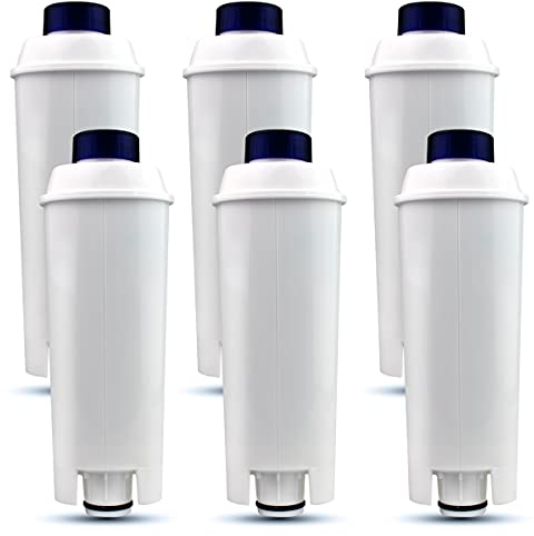 YCF-006-6 Compatible Coffee Machine Water Filter Replacement for DeLonghi DLSC002, SER3017 & 5513292811 - Including Versions of ECAM, Esam, ETAM Series