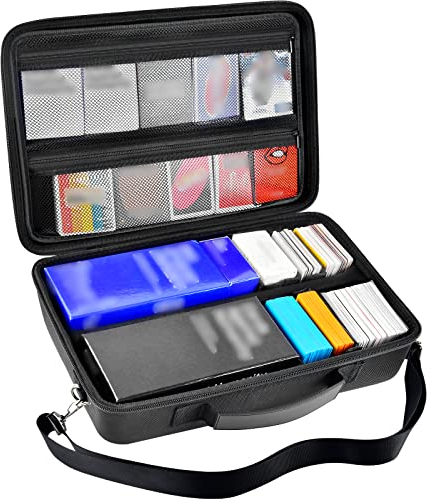 Grapsa Sammelkarten Tasche für 2700 Karten. Spielkarten Aufbewahrungs Karten Box Organizer Etui Kompatibel mit Yugioh/für Phase 10/ für skyjo/für Magic the Gathering/für ubongo Kartenspiel