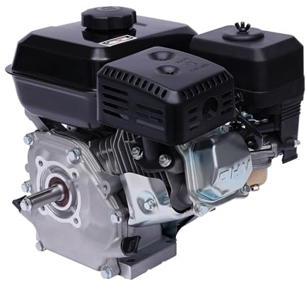 GDNTMU 7.5HP 4 stroke engine, Mini Bike Motor, Gas Engine Replacement For Honda GX160 210cc OHV Air Cooled Horizontal 168F Pullstart Compressor Scarifier Lawnmower Pump Generator Pressure Washer