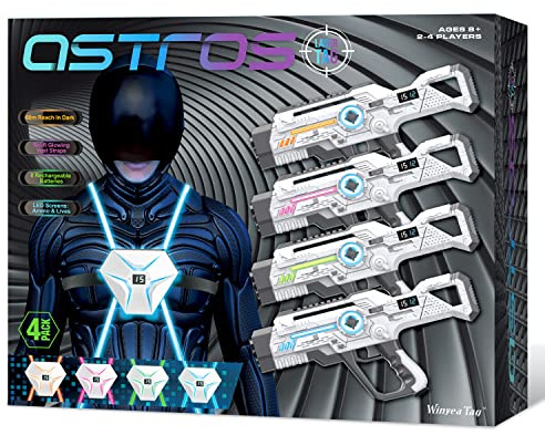 Winyea Tag Laser Tag Rechargeable, Lazer Tag Guns for Kids Gifts for Teens & Adults, Family Games and Teenage Group Activity Outdoor Cool Toy, Ages for 8 9 10 11 12+ Years Old Boys & Girls