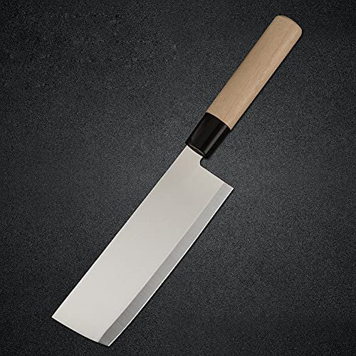 ECLAYA Cuchillo de cocina de acero inoxidable 9 '' sashimi 6.5 '' Santoku cortando chef cuchillo hueso pescado vegetal sushi carne sushi sashimi (Color : C.6.5 inch chopping)