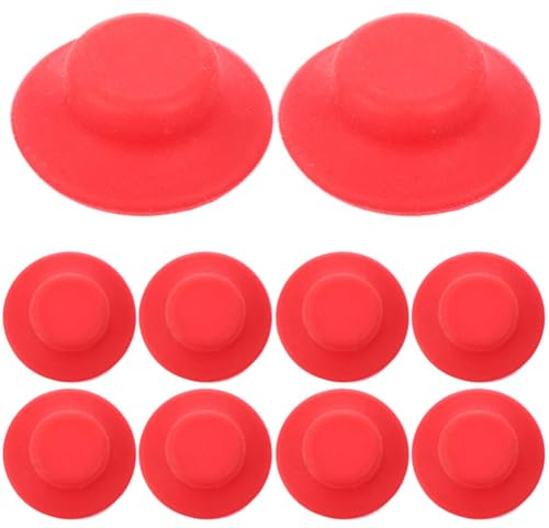 MAGICLULU Plastic Gaskets Washer 12pcs Swing Flip Bottle Hat Shaped Swing Top Washers Leak-proof Gasket Replacements for Home Brew Beer Soda Bottle Sealing
