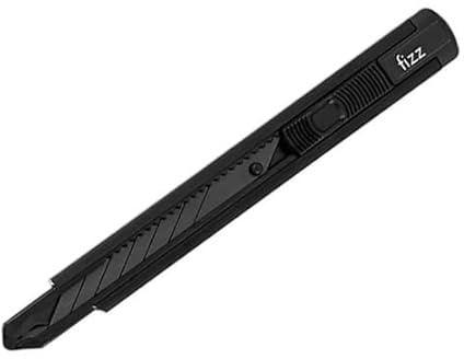 30° Grad Fizz Profi Cuttermesser Schwarz Folienmesser 9mm + 10x Ersatzklingen