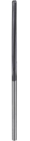 sourcing map Alesatore per serraggio in carburo, diametro 1,727 mm, scanalatura dritta con gambo dritto, strumento per lavorazione CNC per metalli e torni, nero