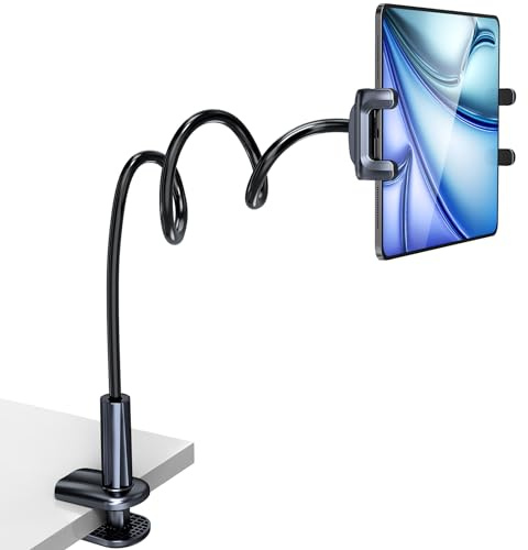 Giftorld I Supporti Flessibili e Regolabili per Tablet per Letti e Tavoli Sono Compatibili con Telefoni Cellulari/iPhone/iPad/Galaxy Tab/Kindle Fire/e Altri Dispositivi da 4,7-12,9 Pollici.