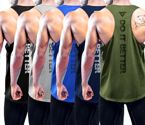 Boyzn 1 eller 3-pack herrlinne, sommar, ärmlösa t-shirts, ventilerande muskelskjortor, armtröjor, gym, träning, linne, sport, undertröja, gym, bodybuilding, ärmlös t-tröja för löpning, 5-pack svart