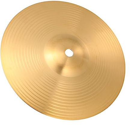 ERINGOGO Schlagzeug Becken Satz mit Cymbal aus Messing für Schlagzeug für Erwachsene Vielseitig Hohe Härte für Percussion Instrumente