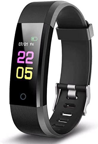FORHAPAY Fitness Tracker Watch for Women Men, Smart Watch with Heart Rate Blood Pressure Sleep Monitor and Message Remind, IP67 Waterproof Smartwatch with Calorie Step Counter for Android iOS