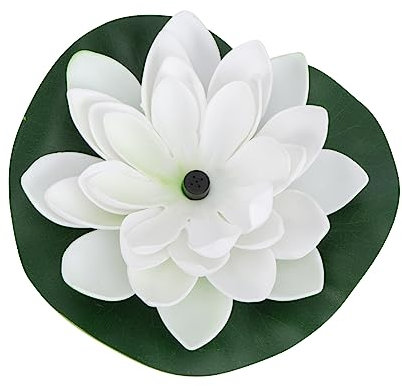 Yardenfun Solarbetriebene Lotus-form Wasserspiele Für Teiche Und Aquarien Energiesparend Leise Und Langlebig Geeignet Als Schwimmender Solar-springbrunnen Für Fischtank-dekoration Und Landsc